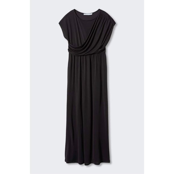 Mango Dresses & Skirts - Mango Draped Detail Dress Black Size M